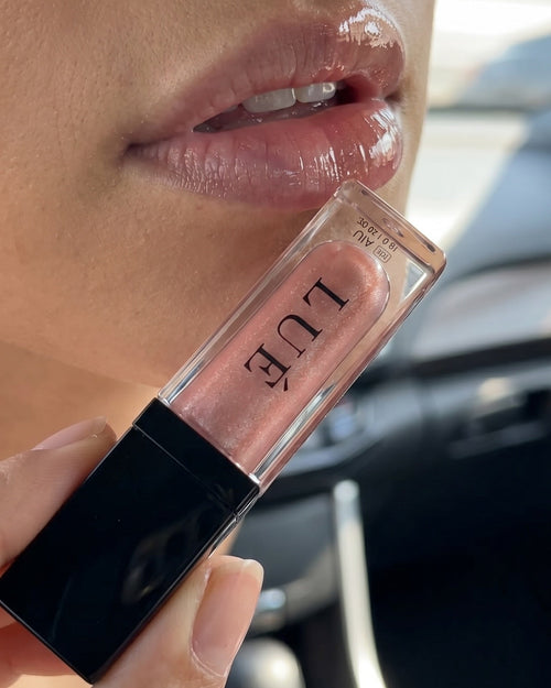 Shimmery Gold Lipgloss
